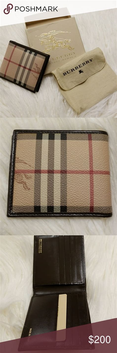 replica burberry wallet men|authentic burberry.